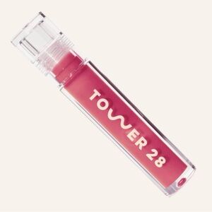 New Tower 28 Shine On Lip Oil Jelly Lip Gloss in Coconut